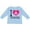 AE-Light Blue, variant on Inktastic Tennis Player I Love Tennis Girls Long Sleeve Toddler T-Shirt