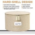 thumbnail image 2 of Cup and Mug Storage Container Hard Shell China Coffee Mug Storage Box for Moving with Dividers Handles Holds Tea Cups, 2 of 8