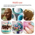 thumbnail image 3 of 25pcs Polymer Clay Tools Modeling Clay Sculpting Tools Kit Ceramic Pottery Carving Tools Including Double Ended Dotting Tools Ball Stylus Tools Clay Tools Rubber Pens Stylus Sponge Storag, 3 of 7