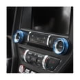 thumbnail image 5 of Center Console Audio Headlight Knob Decorative Ring Interior Knob Ring Auto Accessories For 15-20 B, 5 of 5