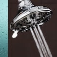thumbnail image 3 of AquaDance Pomme de Douche Haute Pression 6 Réglages, Grande Pomme de Douche de 5 Pouces avec Finition Chromée Complète, Testée pour Répondre à Nos Normes de Qualité, Réglable en Angle, et Installation Sans Outils, 3 of 5