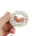 thumbnail image 5 of Unique Bargains 1 Pc Fashion Faux Pearls Hair Elastic Band Beige, 5 of 5