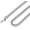 3mm-Silver, variant on Franco Chain for Men 3mm/4mm/5mm/6mm Stainless Steel Men's Chain  Box Link Chain Necklace 16-30 Inch