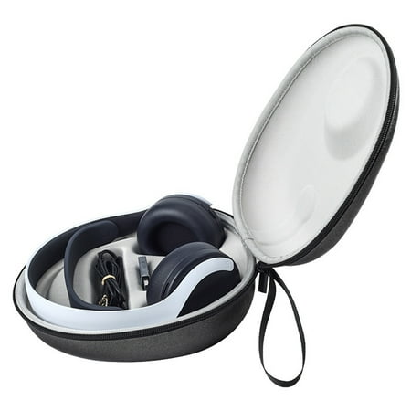 Portable Storage Bag Anti-fall Travel Carrying Case Cover Zipper Box for Ps5 Pulse 3D Wireless Bluetooth Headset