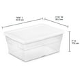 thumbnail image 2 of Sterilite 16 Qt Boîte de Rangement avec Couvercle, 60 Boîtes, 2 of 11