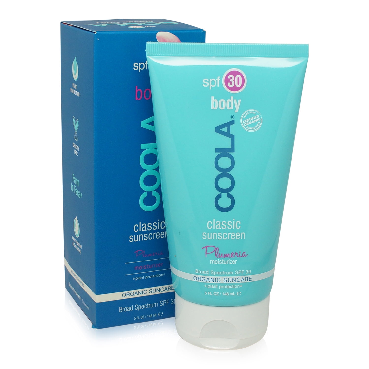 Coola Coola Classic Body Spf 30 Sunscreen Plumeria 5 Oz Walmart Com Walmart Com