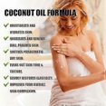 thumbnail image 4 of Coconut Oil Body LotionFirming and anti-wrinkle body lotionRefreshing Moisturizing, Fresh Fragrance, White Pump Bottle, 4 of 5