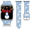 thumbnail image 1 of Correa de reloj de Acción de Gracias compatible con Halloween Apple Watch 38/40/41/42/44/45 mm pulseras ajustables de silicona Feliz Navidad correa de reloj inteligente para IWatch Series 8 7 6 5 4 3, 1 of 4