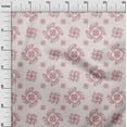 thumbnail image 3 of oneOone Rayon Dark Rose Brown Fabric Florals Craft Projects Decor Fabric Printed By The Yard 56 Inch Wide, 3 of 4