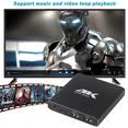 thumbnail image 2 of RIWPKFH 4K H.265 Advertising HD Media Player Mini 1080P Full HD MP4 Video MultiMedia HDD Player For Micro SD TF Card USB Disk Pen drive, 2 of 9