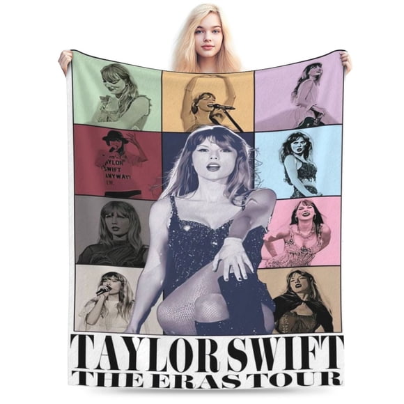 Taylor Blanket Flannel Fleece Throw Blankets Super Soft Cozy Warm Plush Bedding Boys Girls Women Men Bedroom