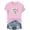 (Type 23)Pink, variant on Womens Cute Bunny Graphic T-Shirts Spring Summer 2026 Trendy Short Sleeve Crew Neck Tees Casual Easter Holiday Fashion Blouses