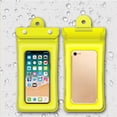 thumbnail image 2 of tamizeot Phone Waterproof Bag 3-layer Sealed Universal Solid Screen Outdoor Seaside Swimming Pool Pouch Accessories Yellow 1Set, 2 of 6