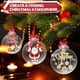 thumbnail image 4 of 10/5PCS Acrylic Christmas Tree Ornament Blank Transparent Acrylic Disc DIY Blank Christmas Round Decor with Hole for DIY Craft, 4 of 5