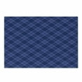 thumbnail image 1 of Geometrical Cutting Board, Plaid Pattern in Blue Tones Monochrome, Decorative Tempered Glass Cutting and Serving Board, in 3 Sizes, by Ambesonne, 1 of 2