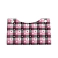 thumbnail image 2 of Rocae Pink Heart Plaid Print Long Tissue Box Lid Durable Leather Tissue Box Lid Can Be Used as Modern Home Decoration, 2 of 9