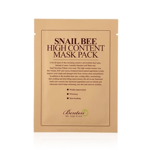 BENTON Snail Bee High Content Mask Pack
