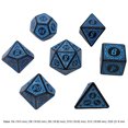 thumbnail image 3 of Juego de dados de 7 troqueles de múltiples caras, juego de dados acrílicos de 7 troqueles para juego de cartas de mesa, juego de matemáticas, 3 of 5