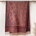thumbnail image 3 of Bufanda de cachemira suave y gruesa de marca de lujo para mujer, poncho de invierno de Jacquard, pañuelo informal, chal, diadema, 3 of 5