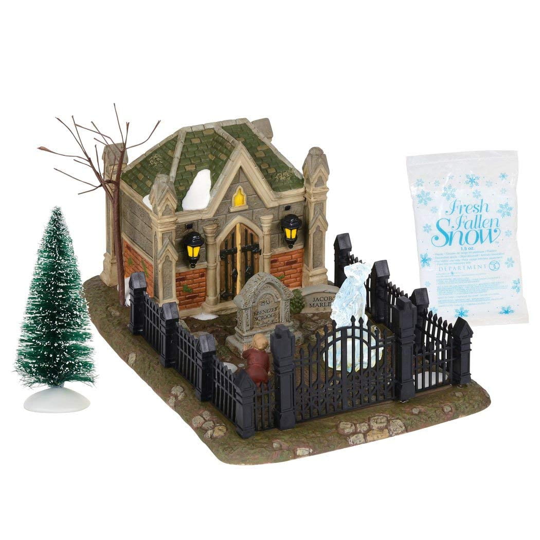 Department 56 Dickens Village Christmas Carol Cemetery Box Set