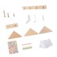 thumbnail image 4 of Estante para juguetes de peluche, organizador colgante para colgar en la pared, ahorro de espacio, doble capa para habitaciones de niños, 4 of 9