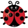 Loftus International A3-2449 18 in. Happy Ladybug Junior Shape Party Balloon