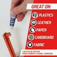 thumbnail image 5 of Loctite Super Glue Plastics Bonding System, 1-0.14 oz Activator Stick + 1-0.07 oz Glue Tube, Clear  Kit, 5 of 7