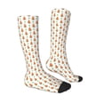 thumbnail image 3 of Daiia Sports Socks Cute Carrot Print Printed Novelty Crew Socks for Men Women Knee High Socks Cotton Socks Soft & Breathable Support Unisex Socks, 3 of 9