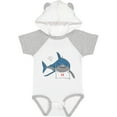 thumbnail image 3 of Inktastic Shark Dinner Boys or Girls Baby Bodysuit, 3 of 5