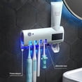thumbnail image 3 of Portacepillos de dientes desinfectante, estuche multifuncional para cepillos de dientes, de plástico, 3 of 5