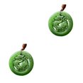 thumbnail image 1 of Collar con colgante de jade único Qarigey espinacas verdes 50x7mm, 1 of 6