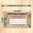 thumbnail image 3 of Next Appointment Reminder Thank You Cards - 3.5" x 2" Standard Business Card - Set of 50 - Blank Stationery - Beautiful and Minimalist Business Thank You Cards for Under $10!, 3 of 5