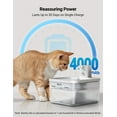 thumbnail image 4 of DownyPaws Wireless Cat Water Fountain White, 4 of 9