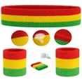 thumbnail image 3 of Conjunto de banda para el sudor Banda para la cabeza deportiva Conjunto de muñequeras Bandas para el sudor Muñequera de tela Terry Banda para la muñeca Bandas para la cabeza Absorbe la humedad Banda p Namotu CZYD-ST57-3, 3 of 3