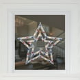 thumbnail image 4 of 17" Lighted Red White and Blue Patriotic Star Window Silhouette Decoration, 4 of 5