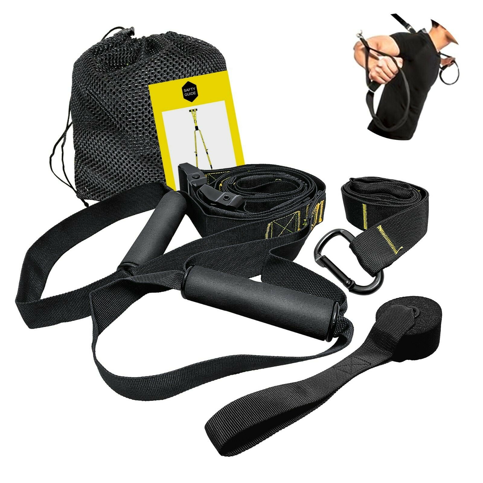 4 Exercise Loop Bands Fitness Guide Extension Strap Complete Fitness