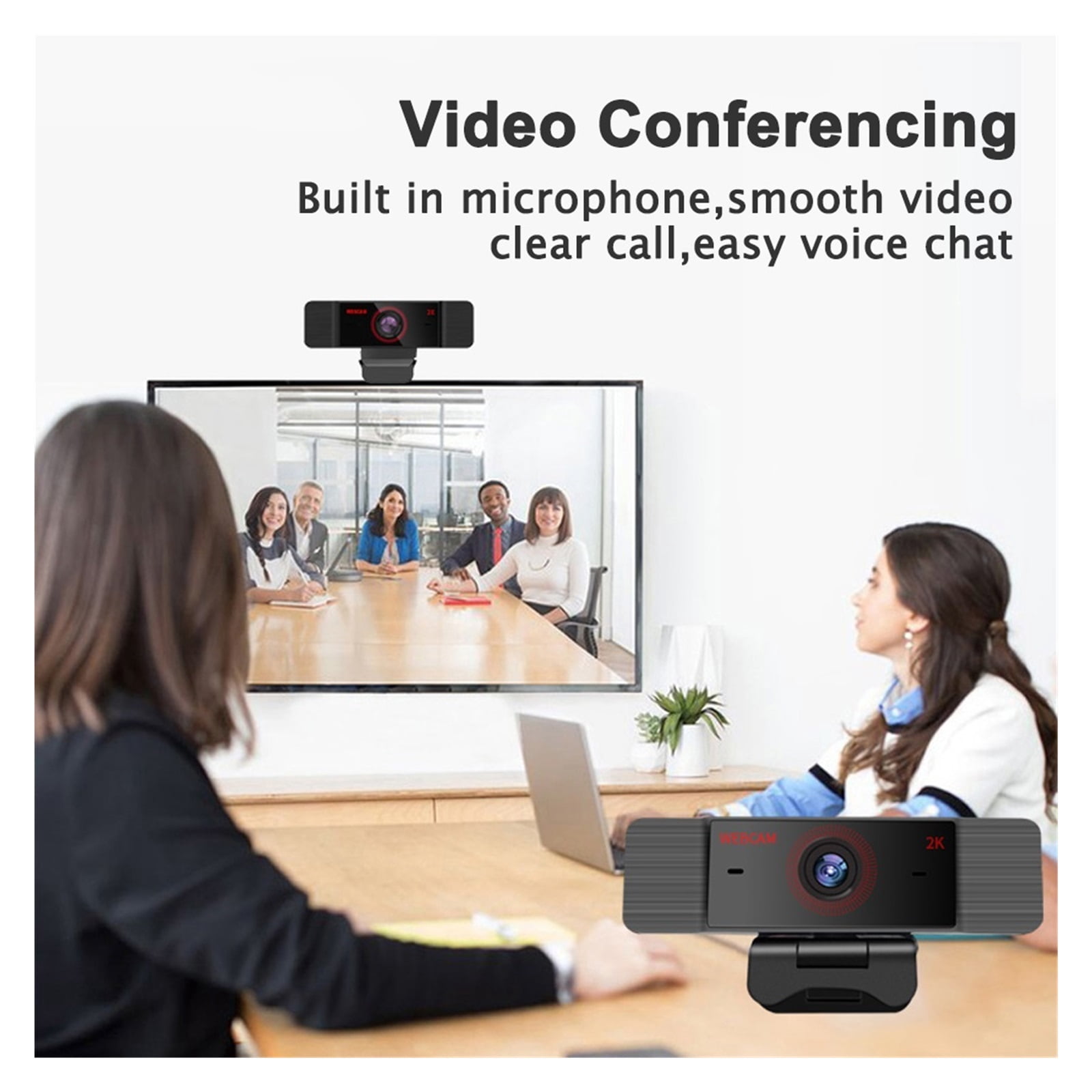 Webcam 1080P 2K Full HD Webcam With Microphone USB Webcam For PC Computer Laptop Desktop Education ,HD Video