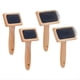 thumbnail image 1 of 4 Piezas de Cepillo de Lana, Cepillo de Mano, Cepillo de Fieltro de Aguja con de Madera Maciza, Color Trigo para Perros, 1 of 5