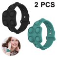 thumbnail image 1 of Bubble Sensory Bracelet Toys, Stress Relief Wristband Fidget Toys, Wearable pop its Funny Relief Game Soft Squeeze Toy para niños y adultos Ansiedad Autismo Ormromra 222130-3, 1 of 9