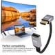 thumbnail image 4 of Cable de vídeo FLhrweasw HDMI macho a hembra 15 cm, 4 of 6
