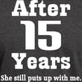 thumbnail image 3 of CafePress - 15Th Anniversary Funny Quote Dark T Shirt - Men's Classic Graphic Cotton T-Shirt, 3 of 4