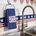 thumbnail image 6 of FEOLGEHLY Patriotic Kitchen Towels 4th of July Independence Day Fireworks Stars Red White Blue Dish Towels, 18x28 inch Seasonal Summer Memorial Day Decoration Hand Towels, 6 of 7