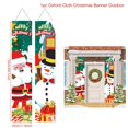 thumbnail image 3 of Decoración navideña para puerta con pancarta de Feliz Navidad 2024, decoración navideña para el hogar, adornos colgantes de Navidad, regalos de Navidad, Año Nuevo 2025, 3 of 5
