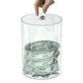 thumbnail image 3 of Clear Piggy Bank Acrylic Box Unopenable Savings Coin Piggy Bank Jar Box For Kids Adults, 3 of 13