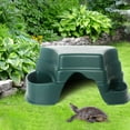 thumbnail image 4 of Milaget Tortoise Lizards Box Tank Decoration Shelter Green, 4 of 9