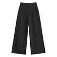 thumbnail image 4 of Abomasnow Womens Maternity Pants Over Belly High Waist Straight Leg Stretchy Pants Work Office Business Casual Pregnant Trousers with Pockets, 4 of 7