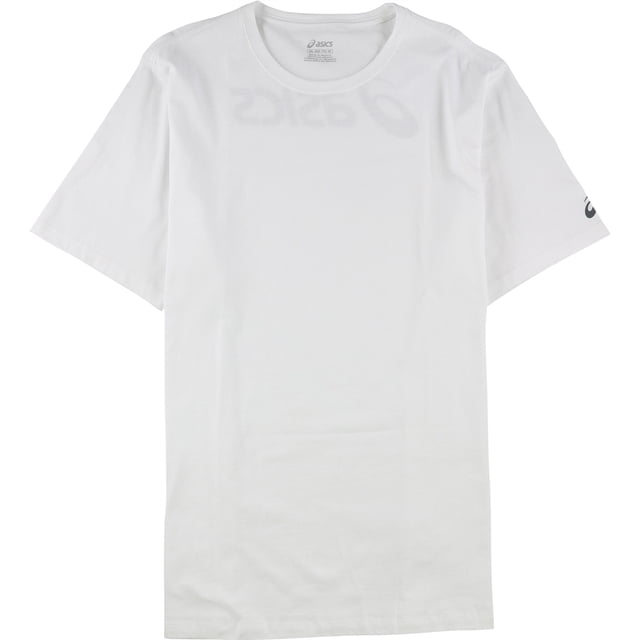 ASICS Mens Logo Basic T-Shirt, white, 3XL