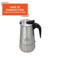 thumbnail image 3 of Cafetera espresso con estufa IMUSA USA B120-22062M, 6 tazas, 3 of 7