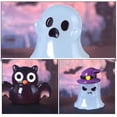 thumbnail image 2 of 6pcs Halloween Scene Layout Decor Small Ghost Ornaments Resin Craft Mini Ghost Figurine Decor(Mixed Style), 2 of 9