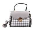 thumbnail image 1 of <p>Checkered Handbag Shoulder Bag  Bag Versatile Large Capacity Lightweight Portable Stylish Checkered Handbag With Strap For Dating Shopping</p>, 1 of 7